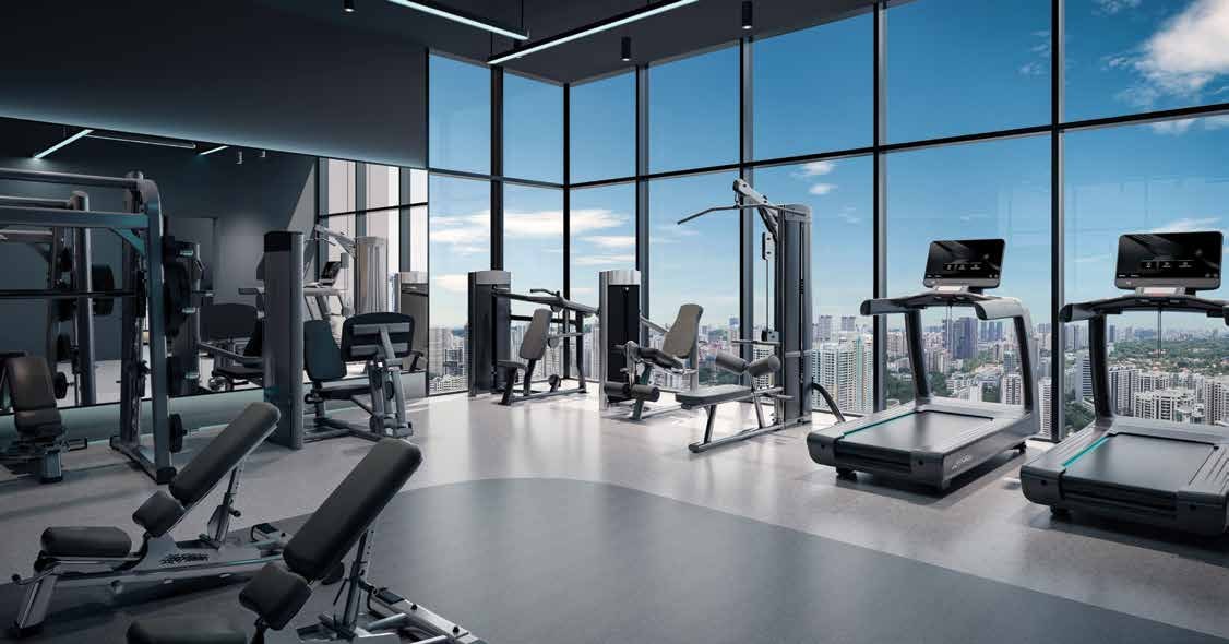 The Gymnasium at Wellness Peak (artist’s impression)