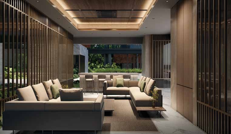 Clubhouse lounge