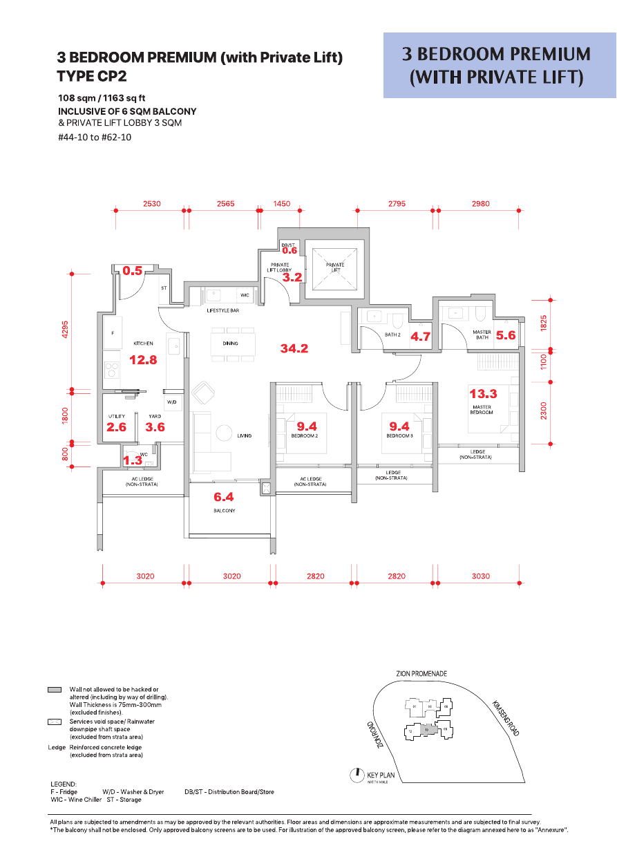 3-Bedroom Premium, Type CP2