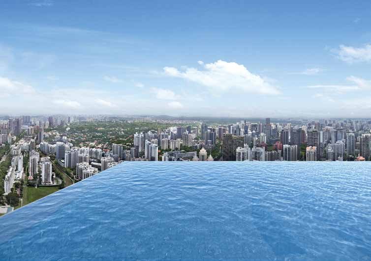 View from the infinity pool